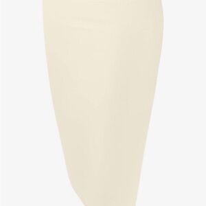 Chic Cream Pencil Skirt